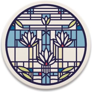Car Coasters - Waterlilies