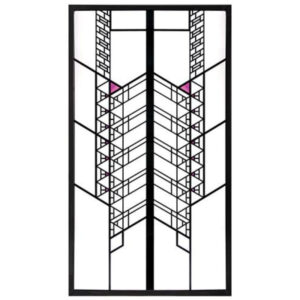 Glass Panel - Hollyhock House