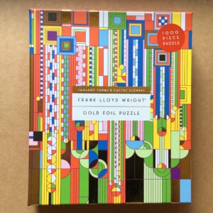 Puzzles-Saguaro Forms & Cactus Gold Foil Puzzle